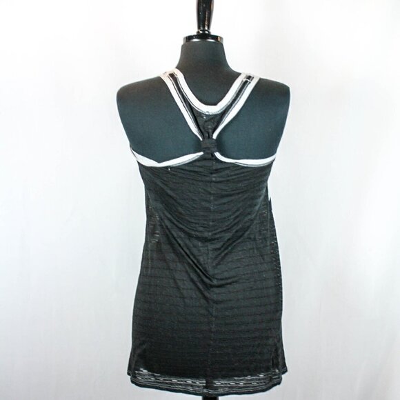 Xhilaration Racer Back Tank Top Stripes Bl… - Picture 4 of 4